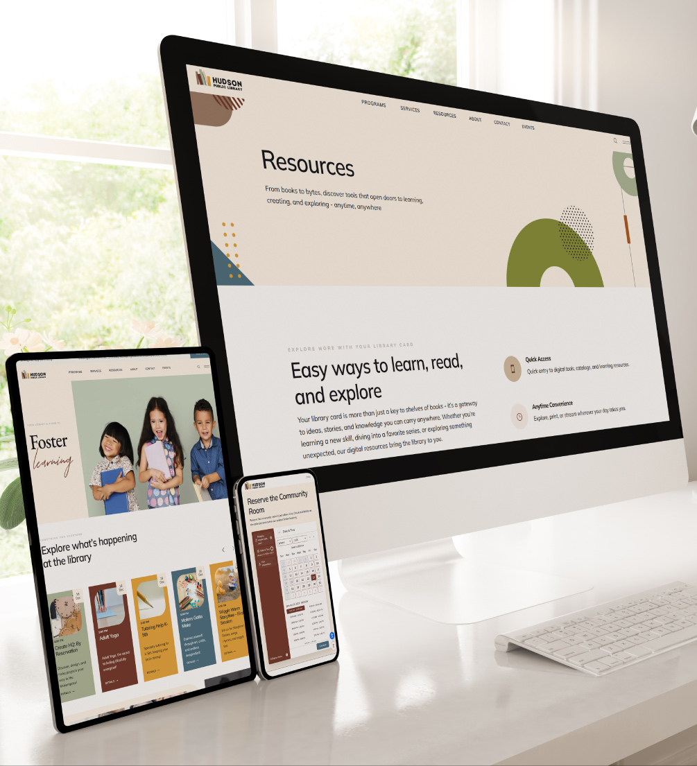 hudson-library-visual-identity hudson-library-visual-identity